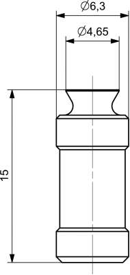 Ovaler Leder Lochstempel 7x3,5mm - Hohlloch Stempel Für Gürtel & Lederwaren